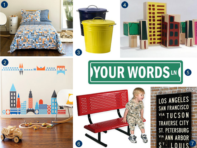City-Inspired Kids' Room Decor