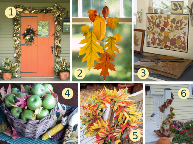 Decorating With Fall Leaves