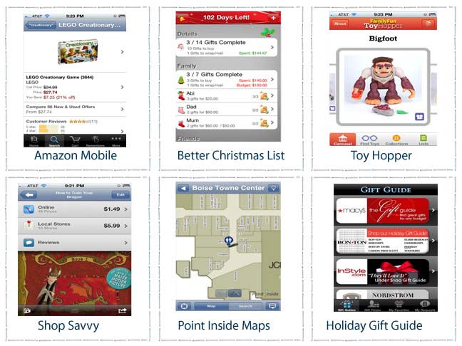 HOLIDAY SHOPPING APPS