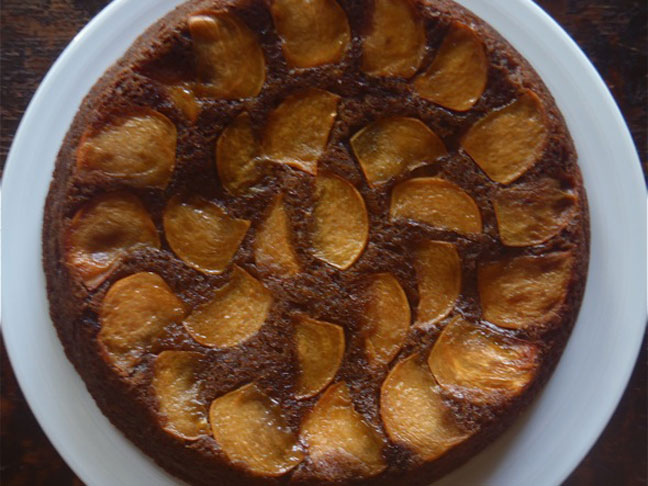 Persimmon Upside Down Spice Cake3