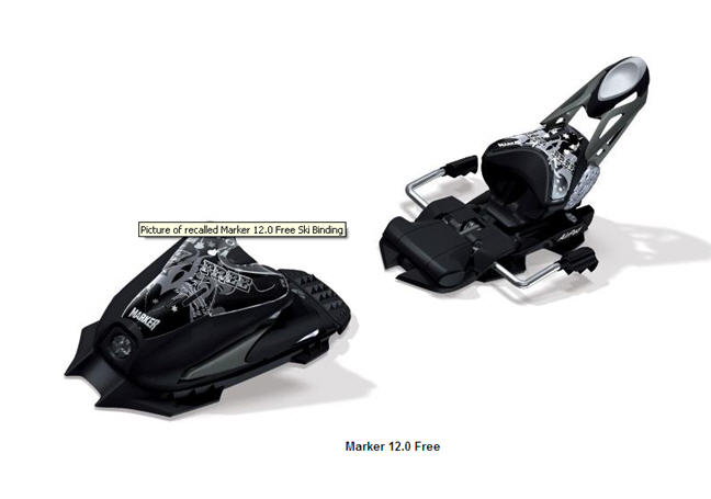 Ski bindings recalled from Volkl USA and Kastle due to Fall Hazard