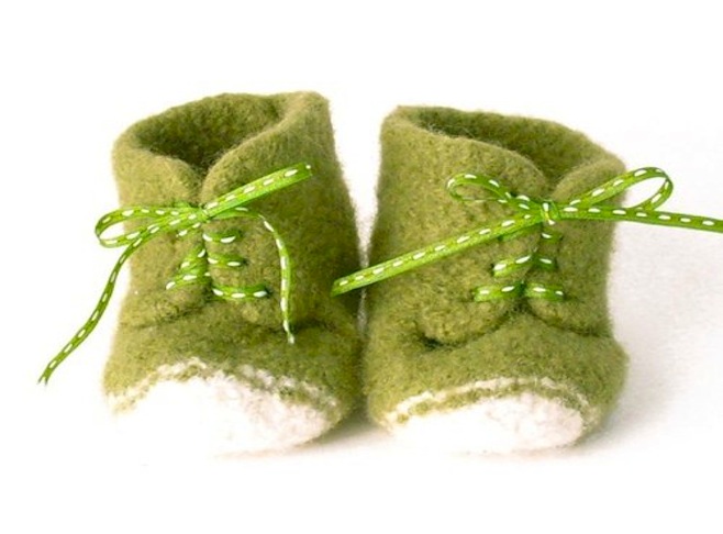 ETSY FELTED BABY SHOES