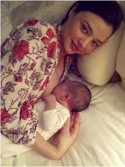 Miranda Kerr, newborn son