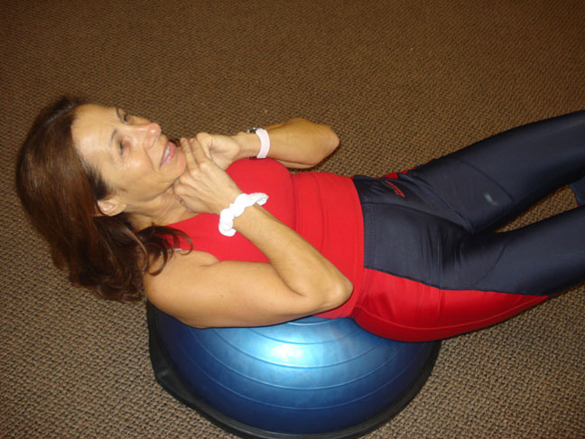 Simple Exercise to Improve Your Posture-Bosu