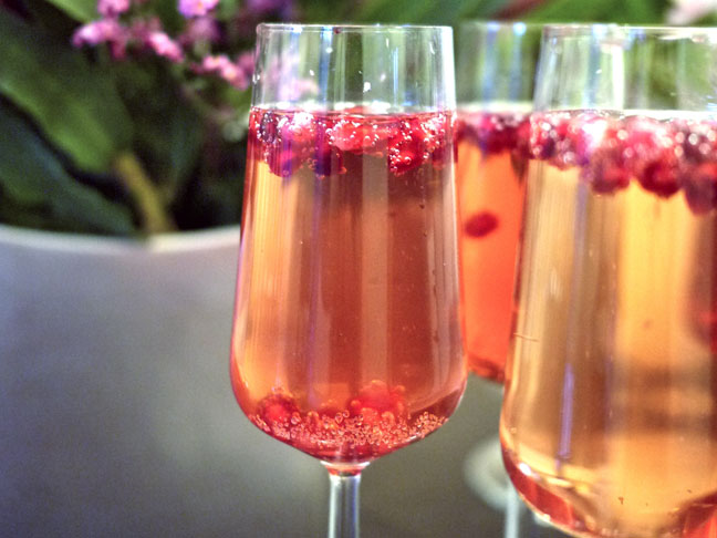 POMEGRANATE PEAR BELLINI