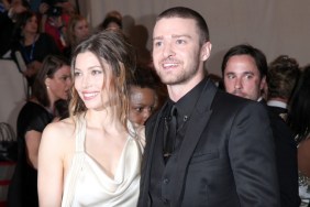 Justin Timberlake, suit, Jessica Biel white dress