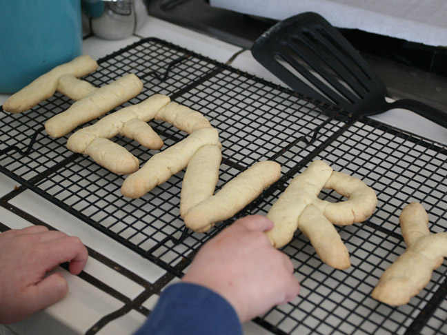 Rainy Day Crafts with Kids: Alphabet Cookies