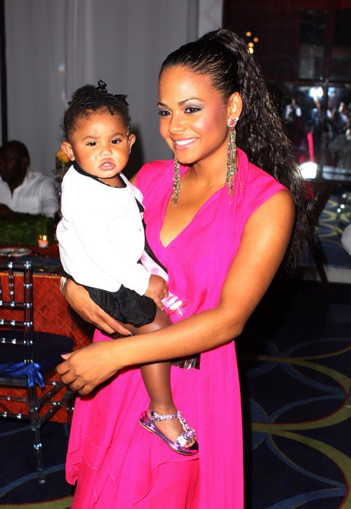 christina milian hot pink dress