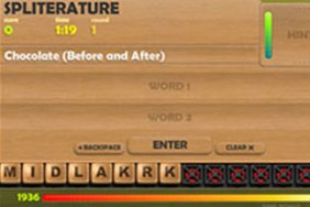 spliterature word game