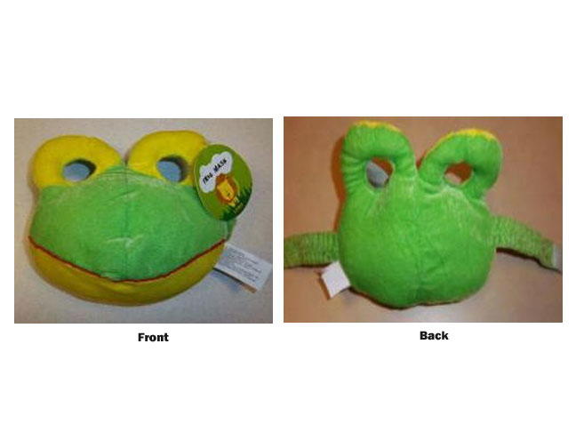 Target Recalls Kid's Frog Face Mask due to Suffocation Hazard