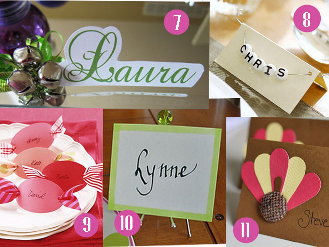 15 Easy To Make Place Card Ideas
