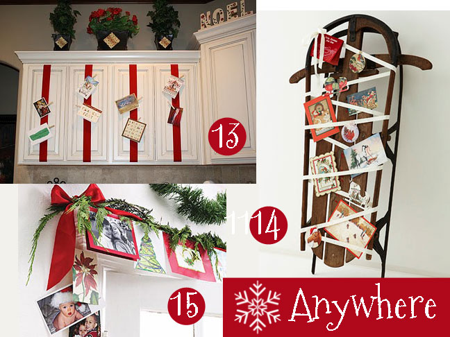 15 Ways To Display Your Christmas Cards