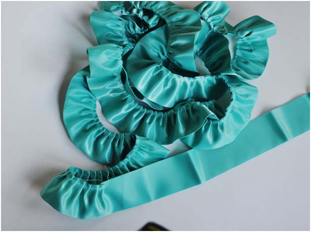 DIY: Satin Ruffle Initial