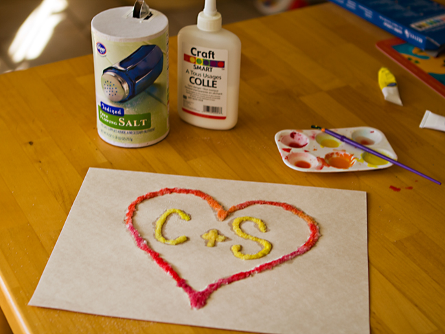 Kid Craft: Growing Love Salt Hearts