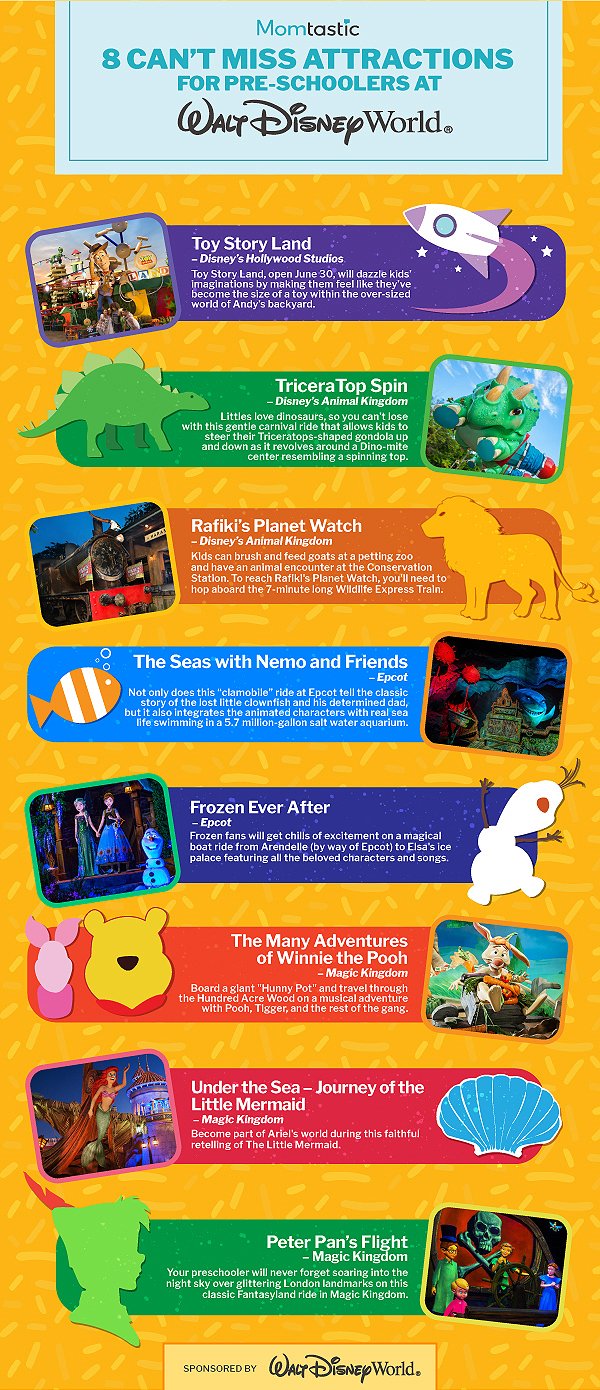 8 Can’t-Miss Walt Disney World Attractions for Pre-Schoolers