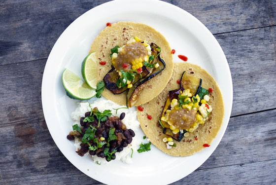 One Hungry Mama Grilled Zucchini and Corn Tacos Labor Day Recipes
