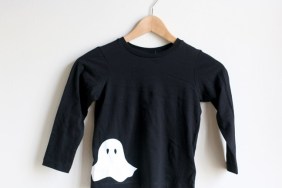 Stenciled Ghost T-Shirt DIY