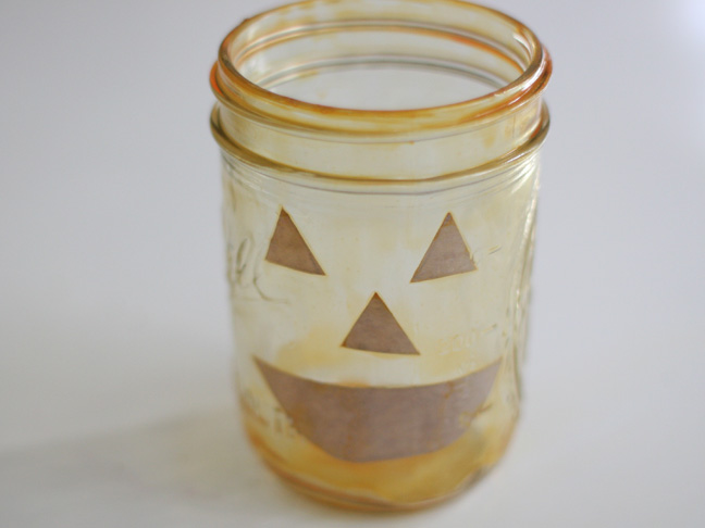 Pumpkin Mason Jars DIY Craft - Step 12