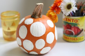 DIY Polka Dot Pumpkin Craft Step 5
