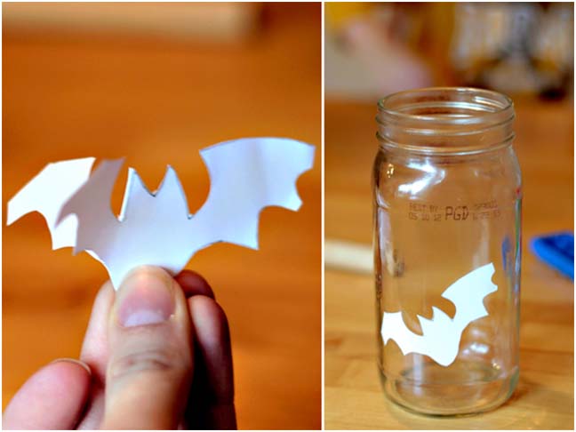 DIY Halloween Craft: Halloween Luminaries Step 2