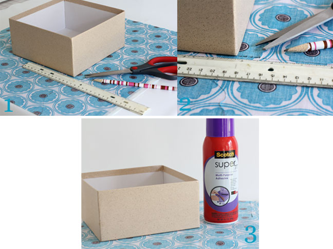DIY Decor: Fabric Covered Storage Boxes - Supplies