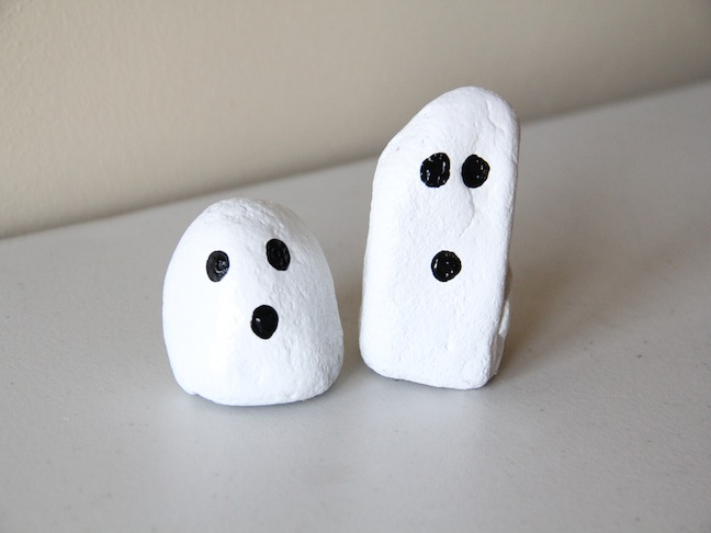 Rock Ghosts DIY Craft