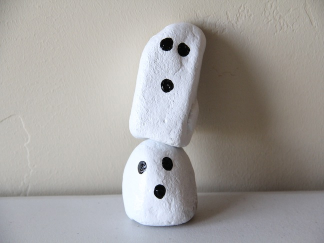 Rock Ghosts DIY Craft - Step 3