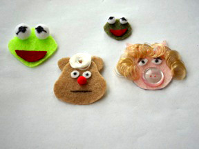 Muppet Faces Ornament Craft