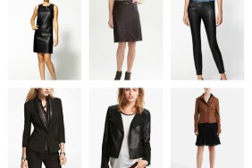 Shopping: Faux Leather Looks