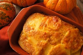 Spiced Pumpkin Potato Gratin Recipe