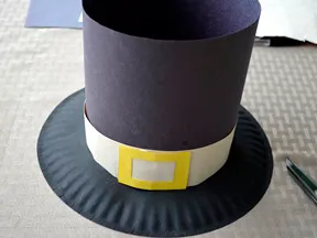 Pilgrim Hat Craft - Step 11