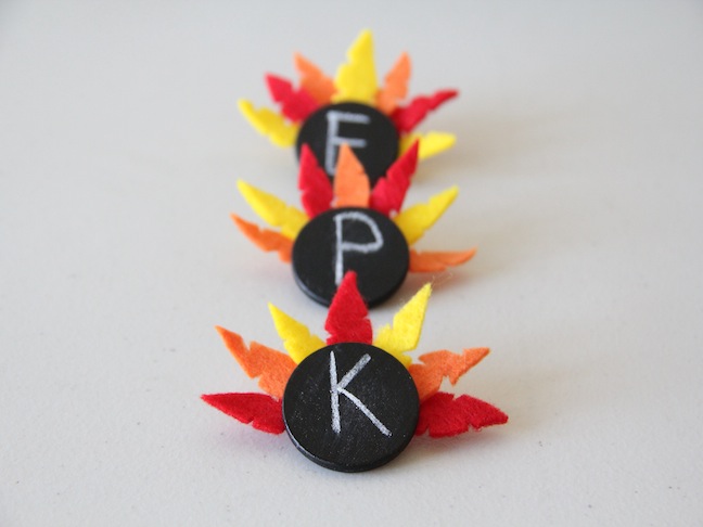 Turkey Pin DIY Craft