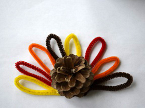 Pincone Turkey DIY Craft - Step 4