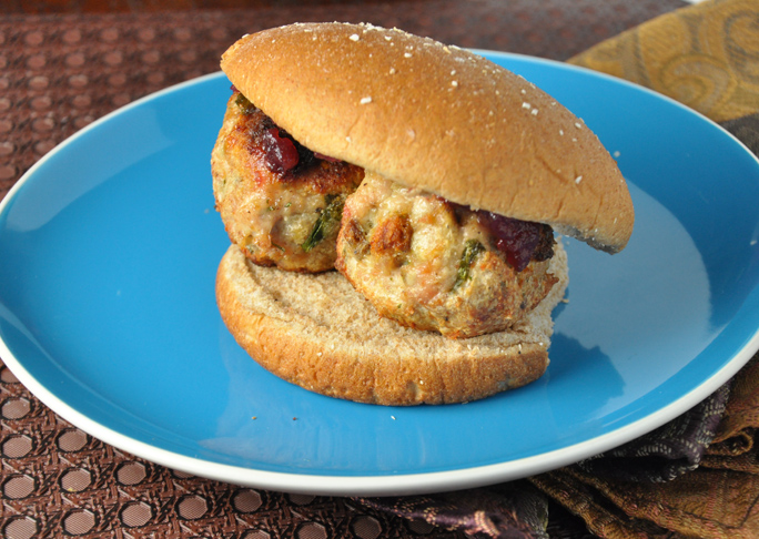 Turkey Meatball Sandwich