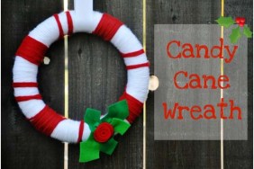 Christmas Yarn Wreath DIY