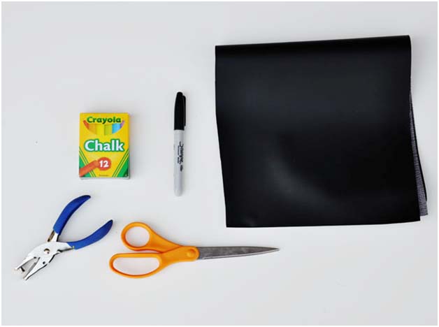DIY Chalkcloth Gift Tags Materials