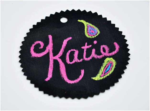DIY Chalkcloth Gift Tags - Step 5