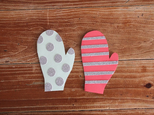 Mitten Cards DIY Craft