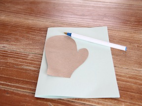 Mitten Cards DIY Craft - Step 4