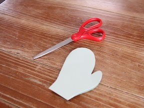 Mitten Cards DIY Craft - Step 5