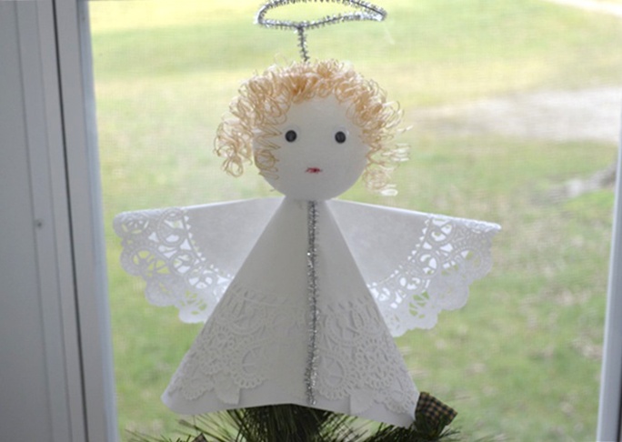 Angel Christmas Tree Topper Craft