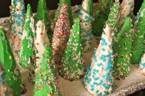 Christmas Tree Ice Cream Cones