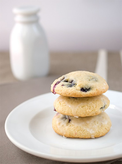 Christmas Cookies - Blueberry Buttermilk Cookies