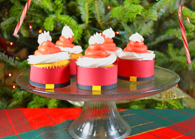 Santa Cupcakes Recipe