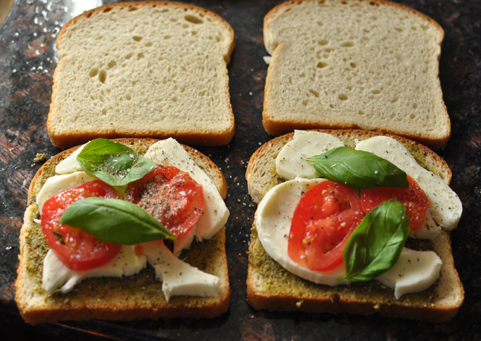 Mini Caprese Sandwiches - Step 2