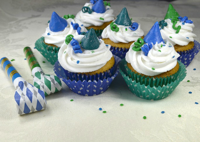 New Year's Eve Party Cupcakes