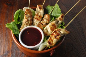 Chicken Skewers and Spicy Cranberry Sauce Recipe