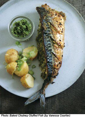 Chutney Stuffed Fish Recipe