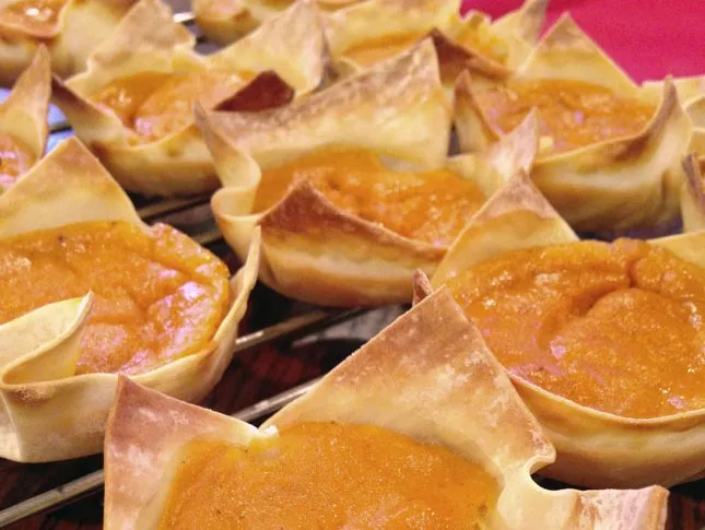 Pumpkin Pie Wontons Baby Food