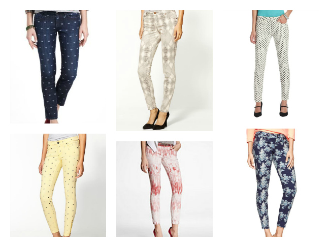 Shopping: Printed Denim